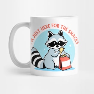 Raccoon Here For The Snacks Mug